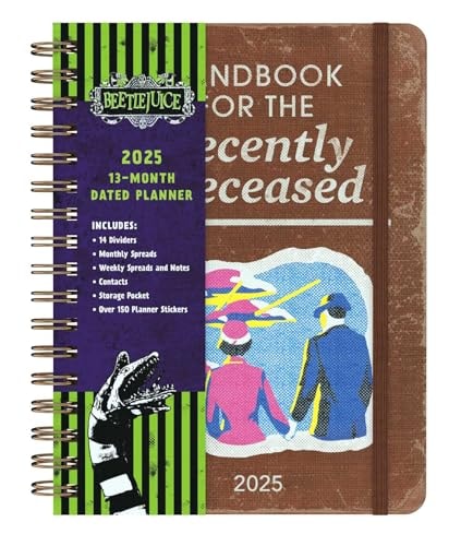 2025 Beetlejuice 13-Month Weekly Planner