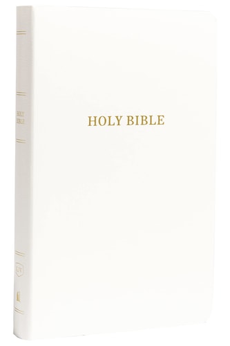 KJV, Gift and Award Bible, Imitation Leather, White, Red Letter Edition