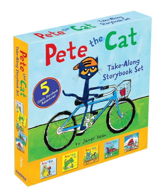 Pete the Cat Take-Along Storybook Set: A Box of 5 Books