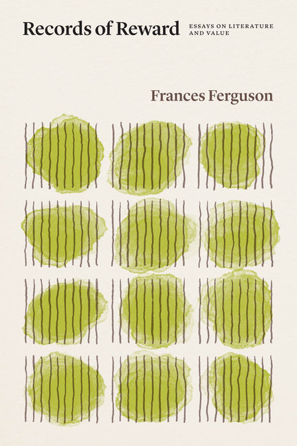 Records of Reward: Essays on Literature and Value