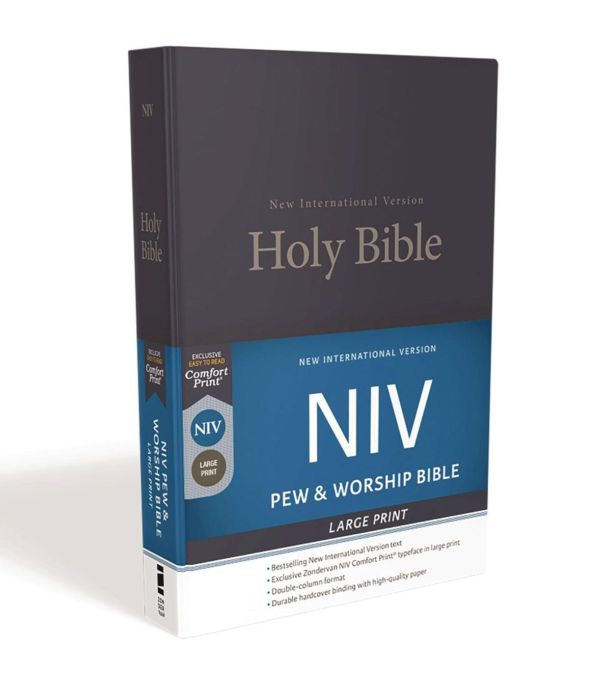 NIV, Pew and Worship Bible, Large Print, Hardcover, Blue (Special)