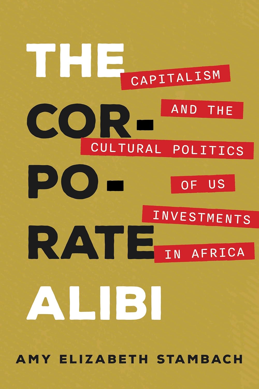 Corporate Alibi Capitalism and the Cultural Politics of Us Investments in Africa