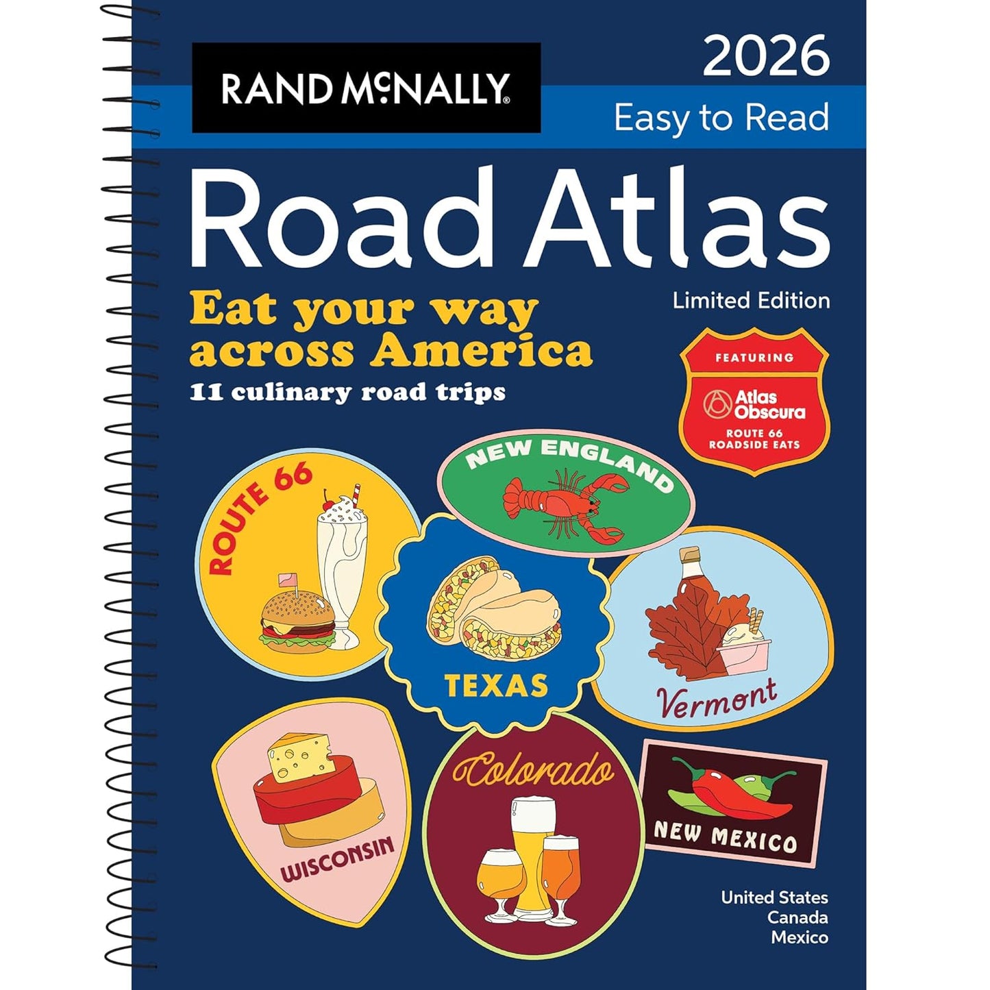 2026 Rand McNally Easy to Read Midsize Road Atlas