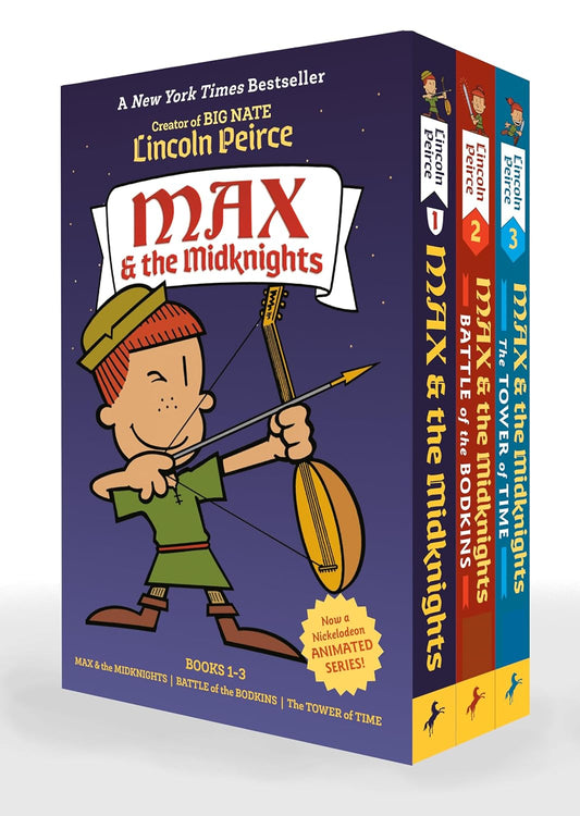 Max and the Midknights Paperback 3-Book Boxed Set: Max and the Midknights; Max and the Midknights: Battle of the Bodkins; Max and the Midknights: The