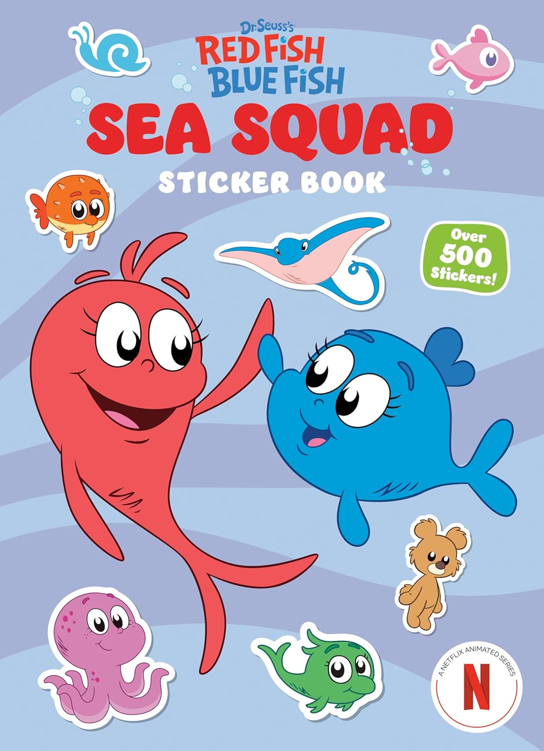 Sea Squad Sticker Book (Dr. Seuss's Red Fish Blue Fish): A Sticker and Activity Book for Kids