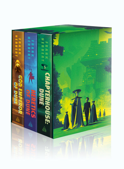 Frank Herbert's Dune Saga Books 4-6 Deluxe Hardcover Boxed Set: God Emperor of Dune, Heretics of Dune, and Chapterhouse: Dune (Special)
