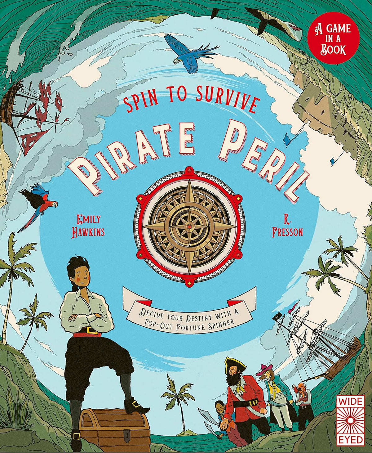 Spin to Survive: Pirate Peril: Decide Your Destiny with a Pop-Out Fortune Spinner!