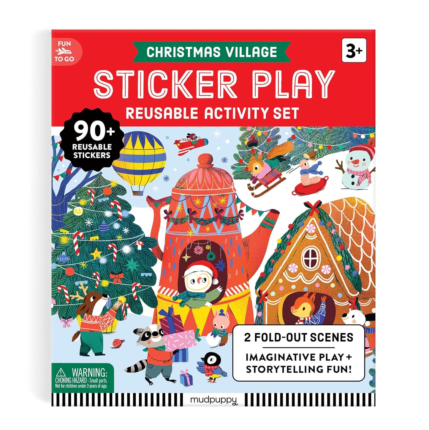 Christmas Village Sticker Play Reusable Activity Kit