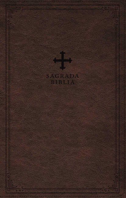 Biblia Catolica, Tamano Personal, Leathersoft, Cafe, Comfort Print