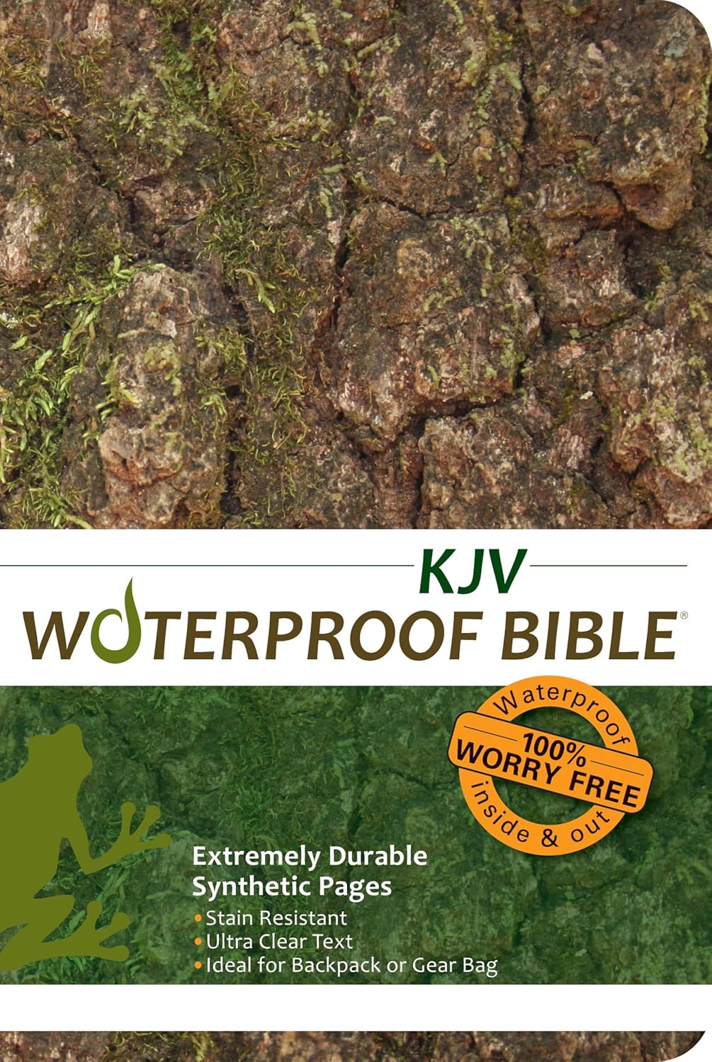 Waterproof Bible-KJV-Tree Bark