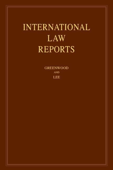 International Law Reports: Volume 210