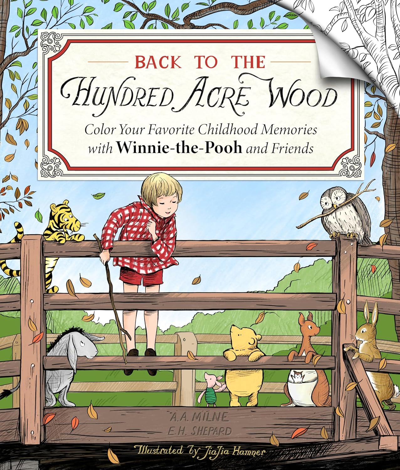 Back to the Hundred Acre Wood Color Your Favorite Childhood Memories with Winnie-The-Pooh and Friends