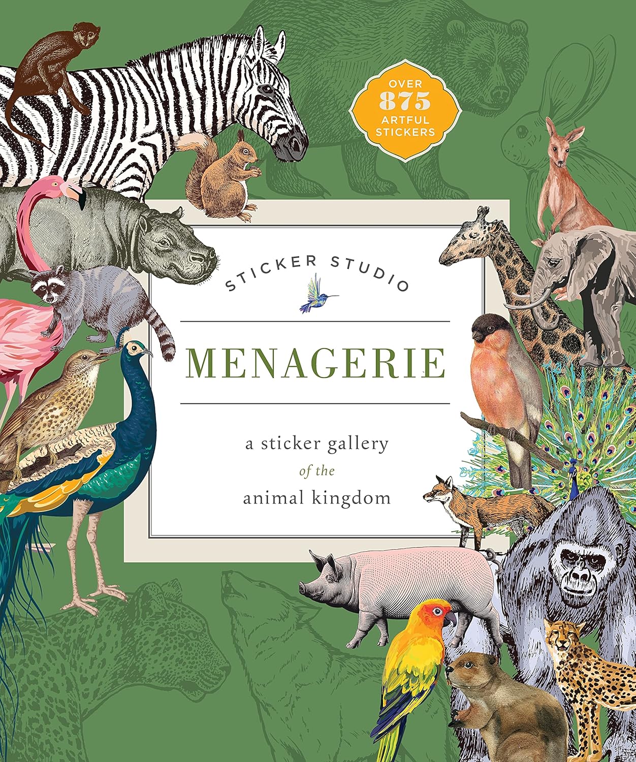 Sticker Studio: Menagerie: A Sticker Gallery of the Animal Kingdom