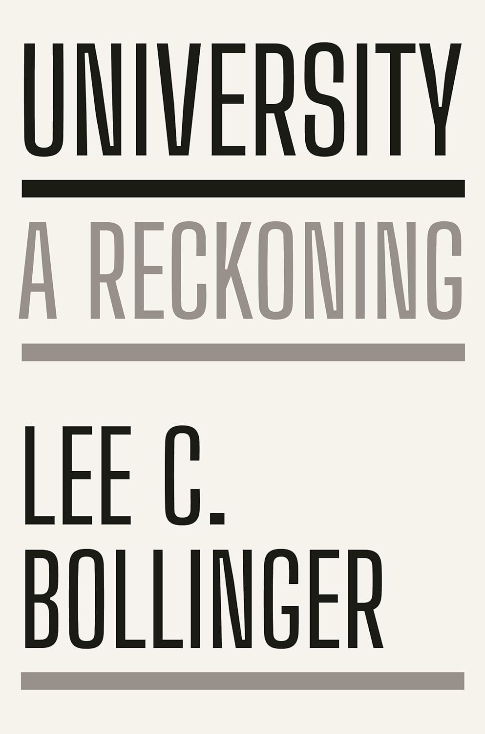 University: A Reckoning