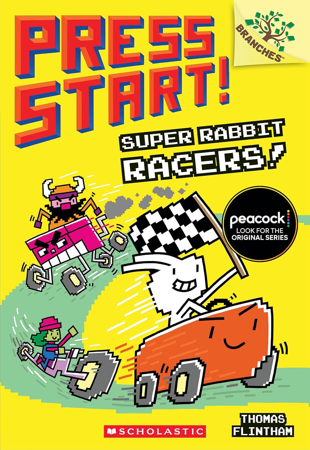Super Rabbit Racers!: A Branches Book (Press Start! #3): Volume 3