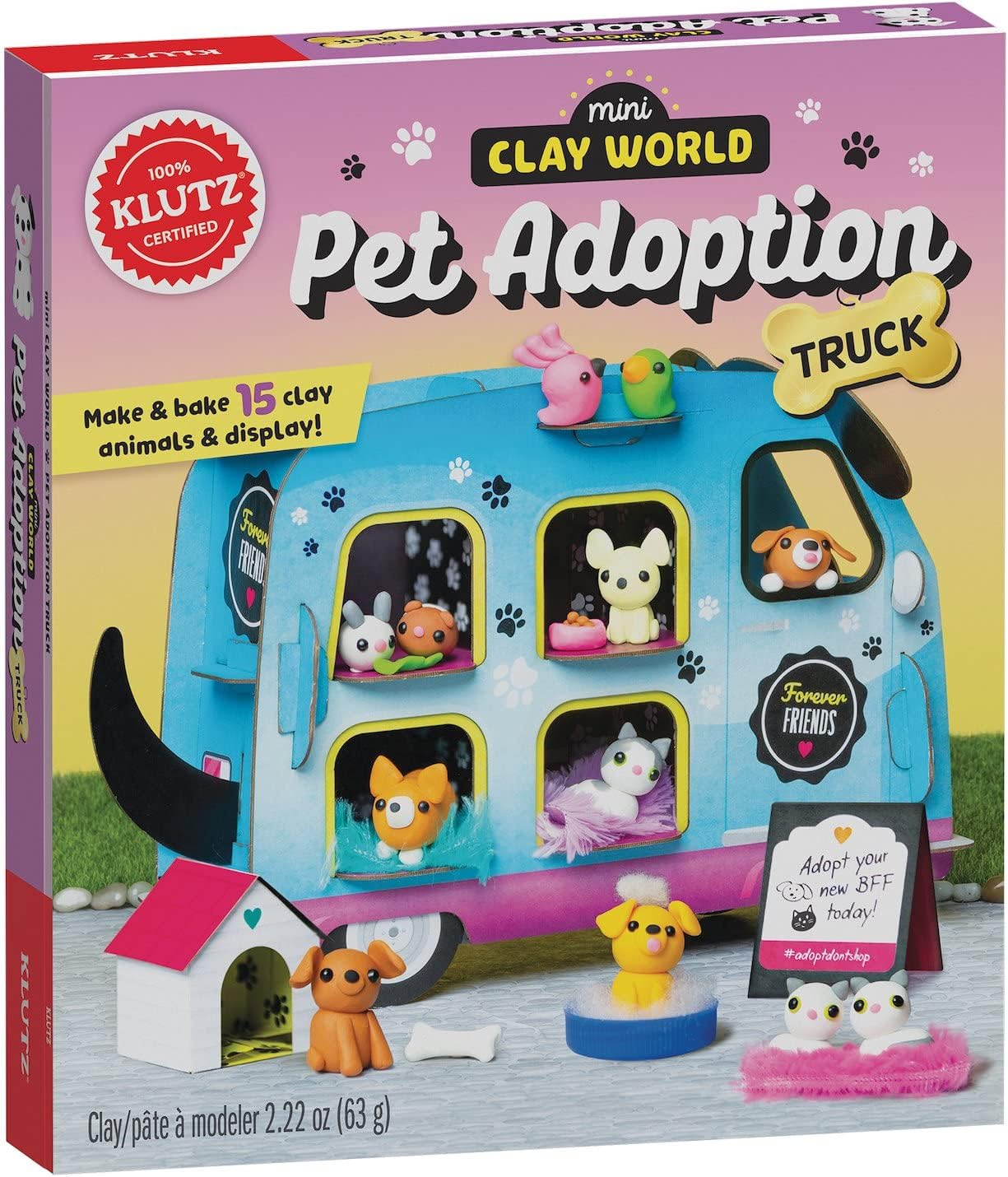 Mini Clay World Pet Adoption Truck