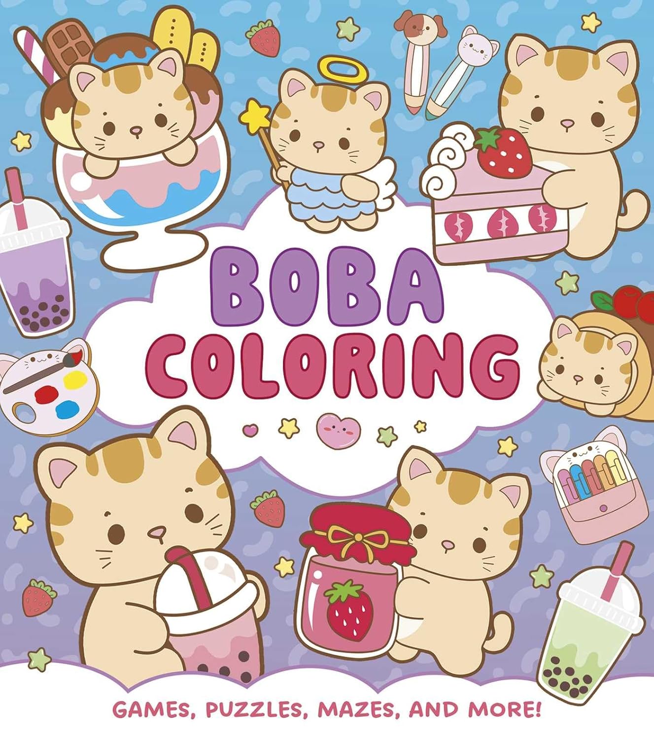 Boba Coloring: Games, Puzzles, Mazes and More!