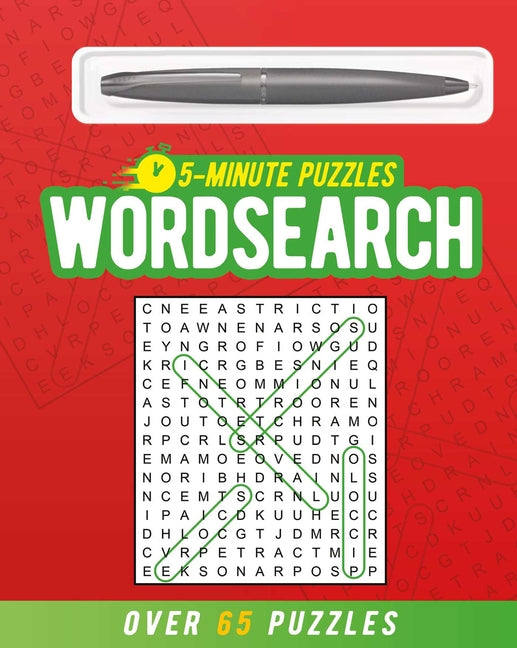 5-Minute Wordsearch (Includes Ball-Point Pen): Over 65 Puzzles