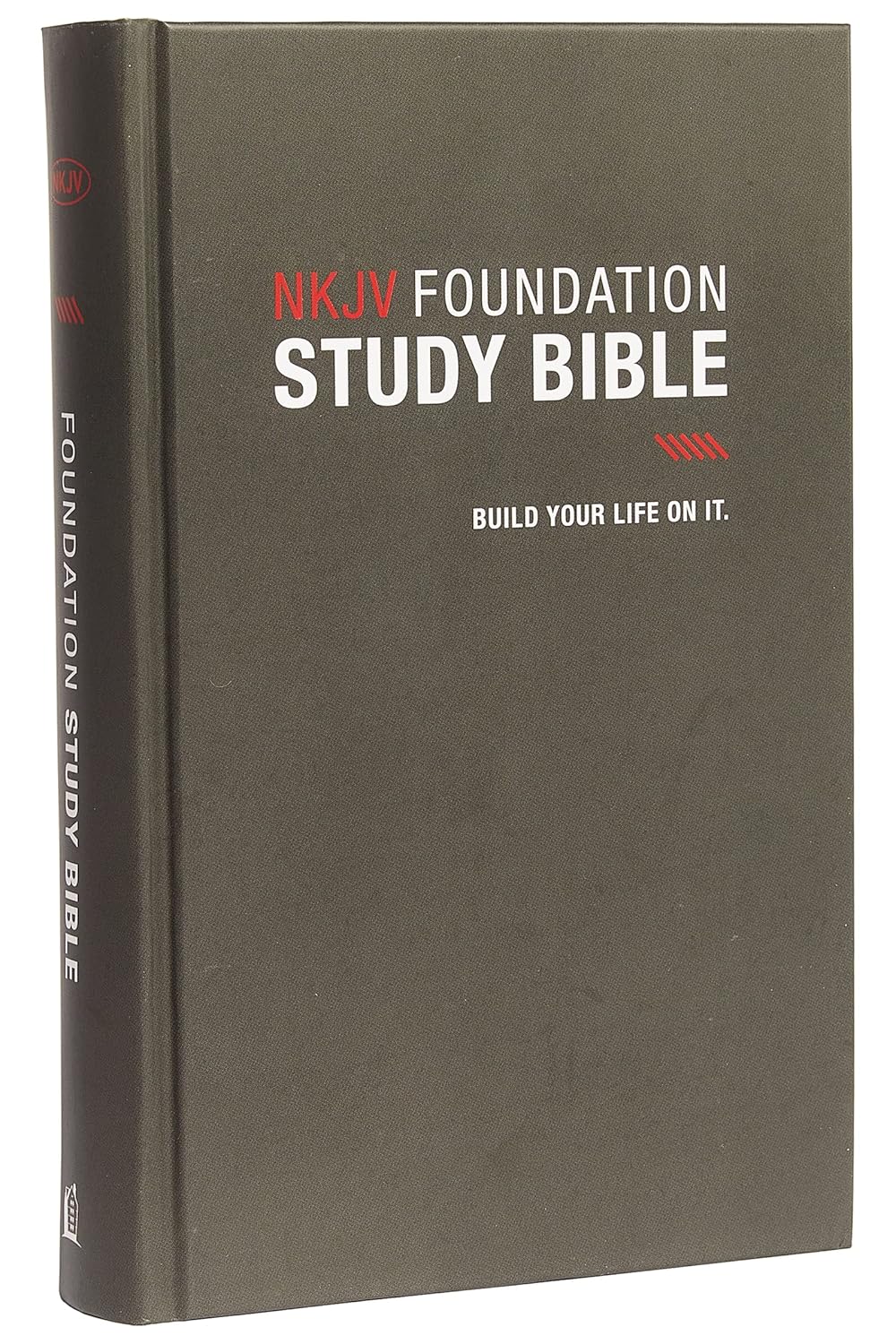 NKJV Foundation Study Bible, Wide-Margin, Black Hardcover, Red Letter
