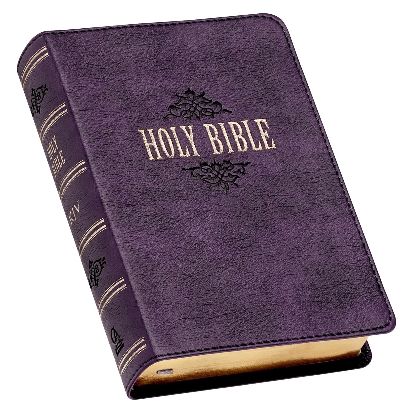 KJV Compact Large Print Lux-Leather Purple