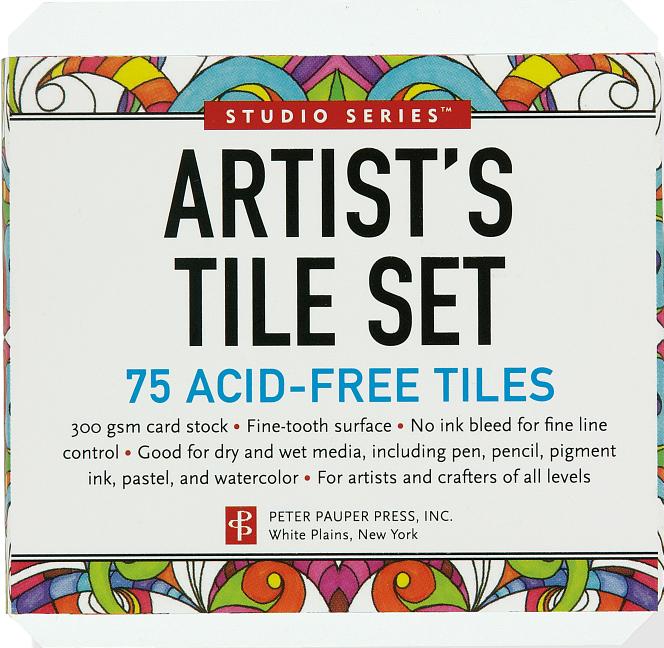 Studio Series Artist's Tiles: White (75 Pack)