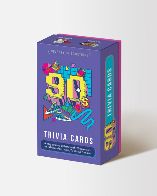 90s Trivia Card Game - Fun Adult Party Game