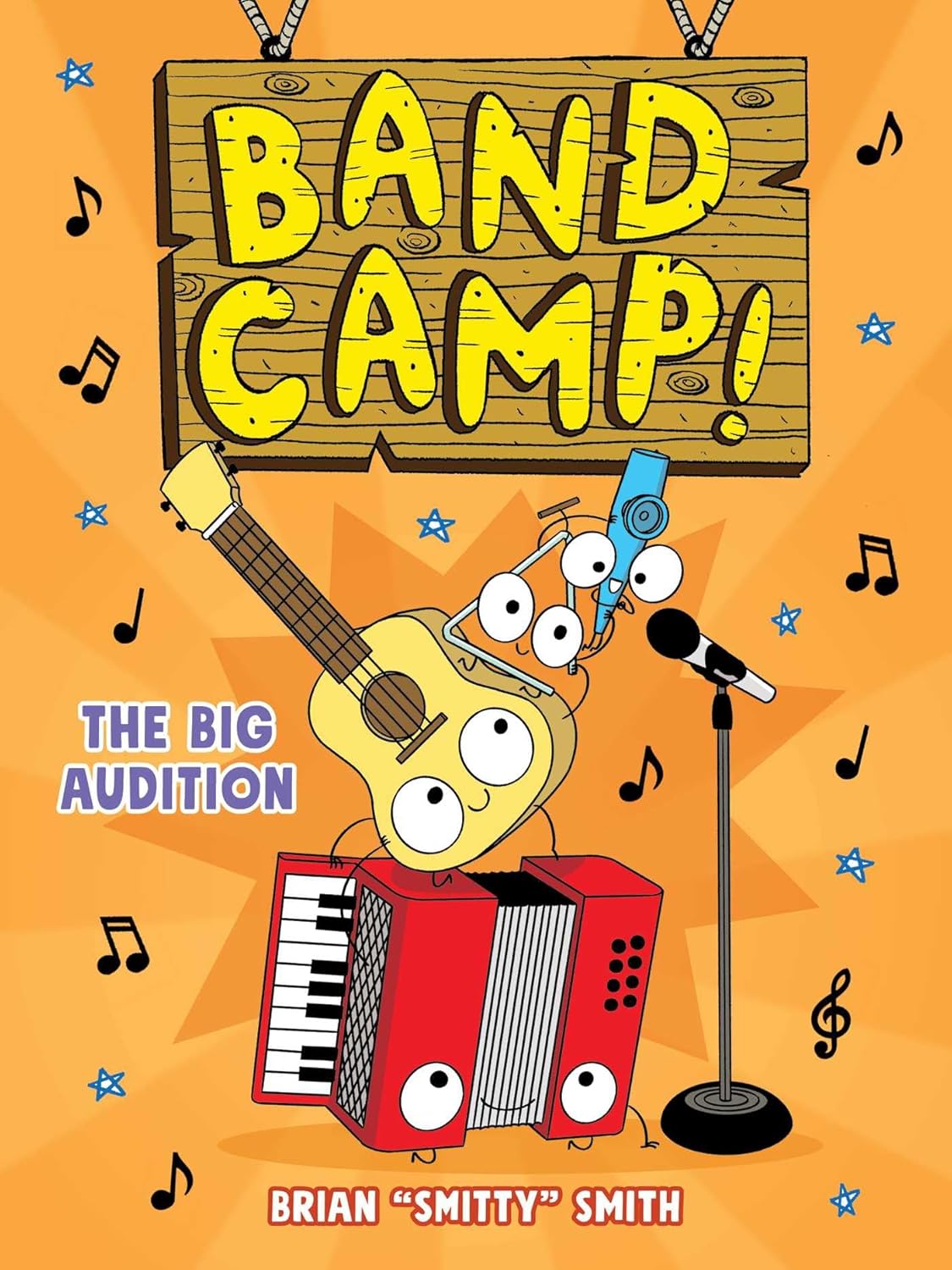Band Camp! 4: The Big Audition (Band Camp! #4)(a Little Bee Graphic Novel Series for Kids)