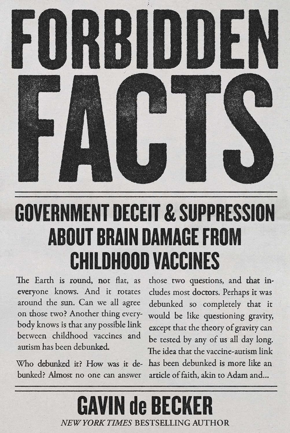 Forbidden Facts: Government Deceit & Suppression about Brain Damage from Childhood Vaccines