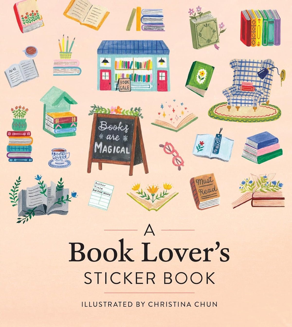 Book Lover's Sticker Book