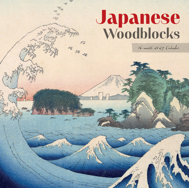 Japanese Woodblocks 2027 Wall Calendar