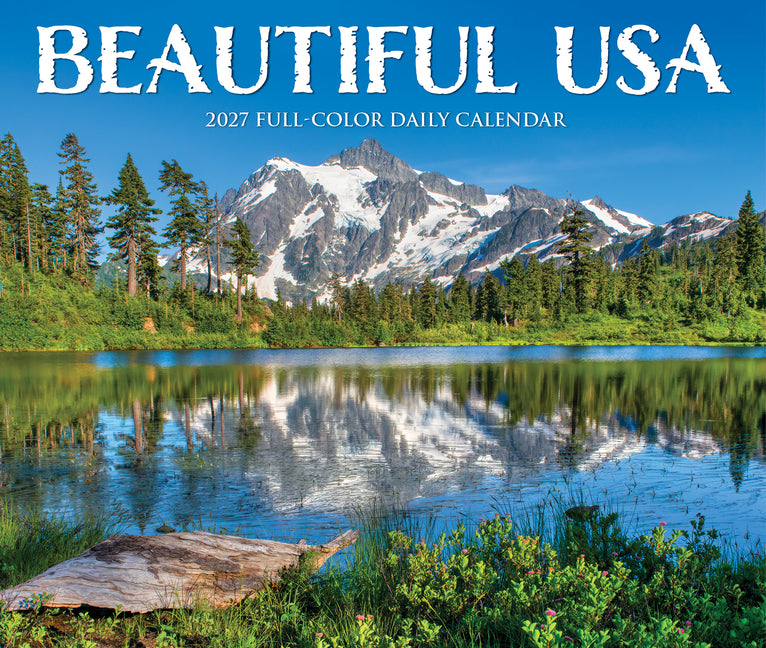Beautiful USA 2027 5.4 X 6.2 Box Calendar