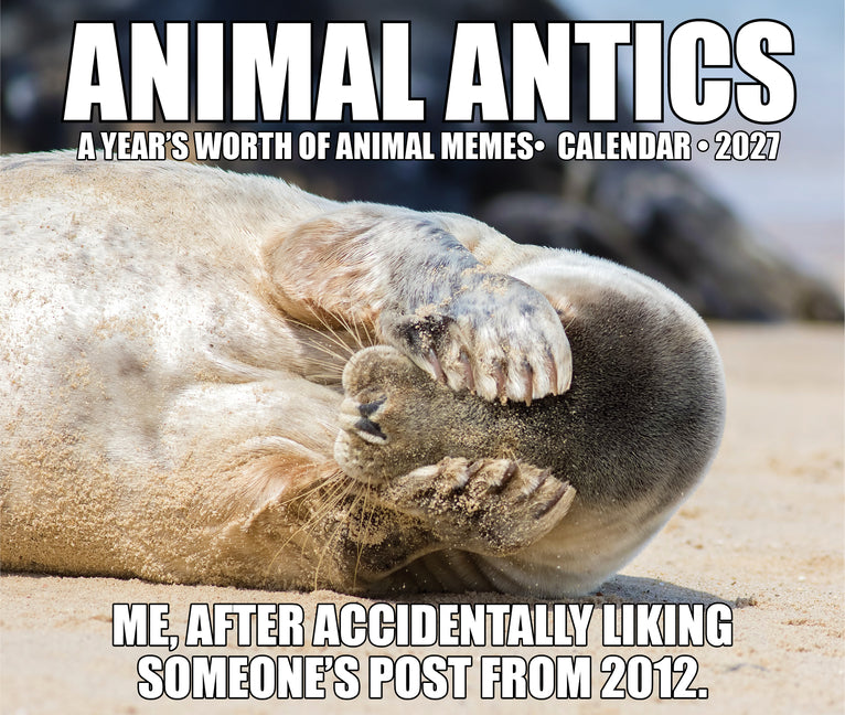 Animal Antics 2027 5.4 X 6.2 Box Calendar