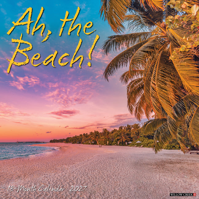 Ah the Beach! 2027 7 X 7 Mini Wall Calendar