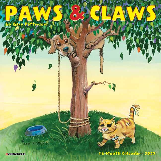 Paws & Claws by Gary Patterson 2027 7 X 7 Mini Wall Calendar