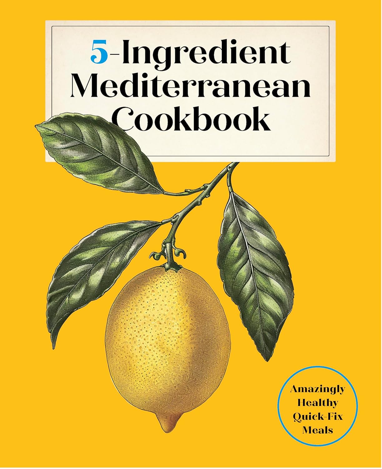 5-Ingredient Mediterranean Cookbook: Amazingly Healthy Quick-Fix Meals