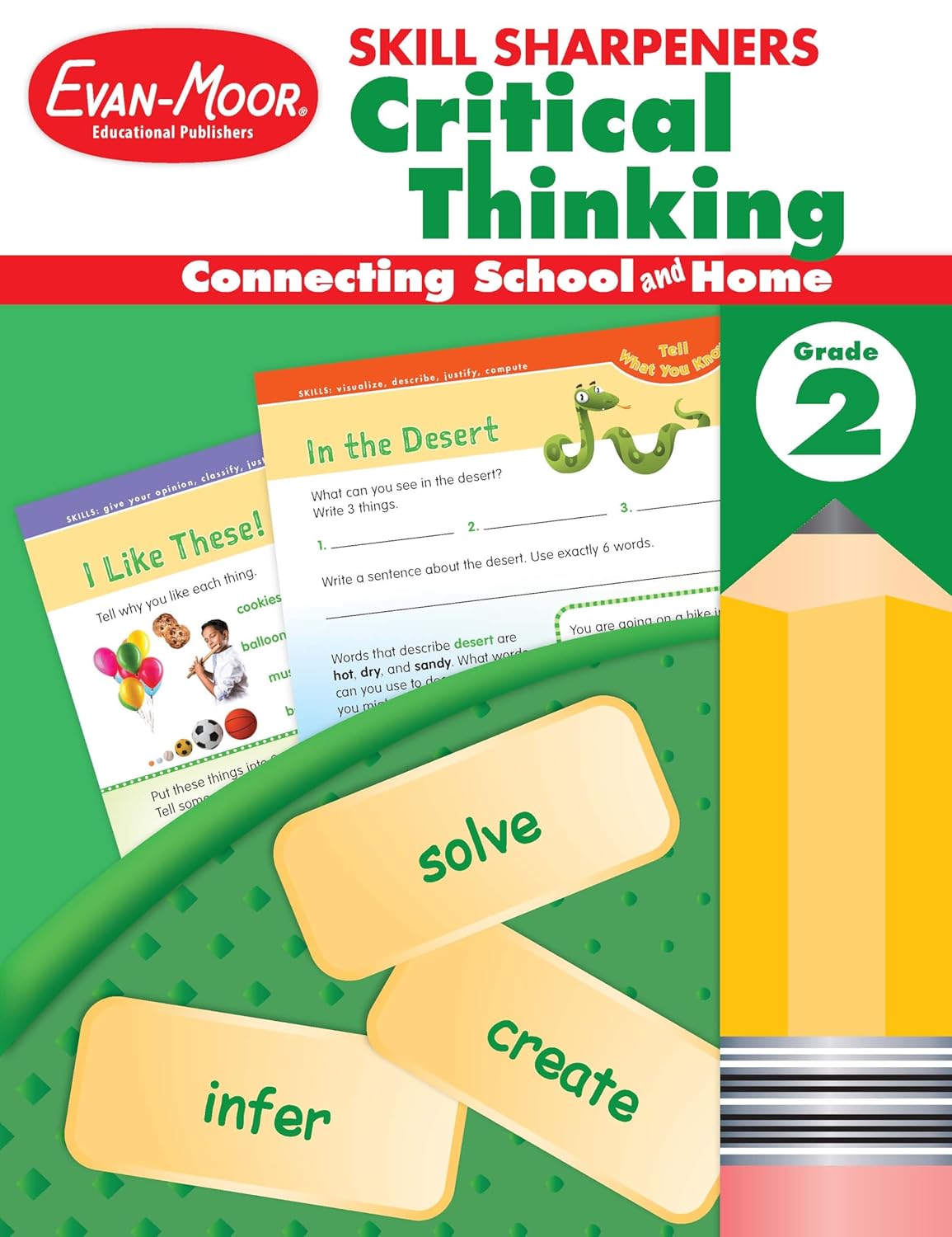 Skill Sharpeners: Critical Thinking, Grade 2 Workbook