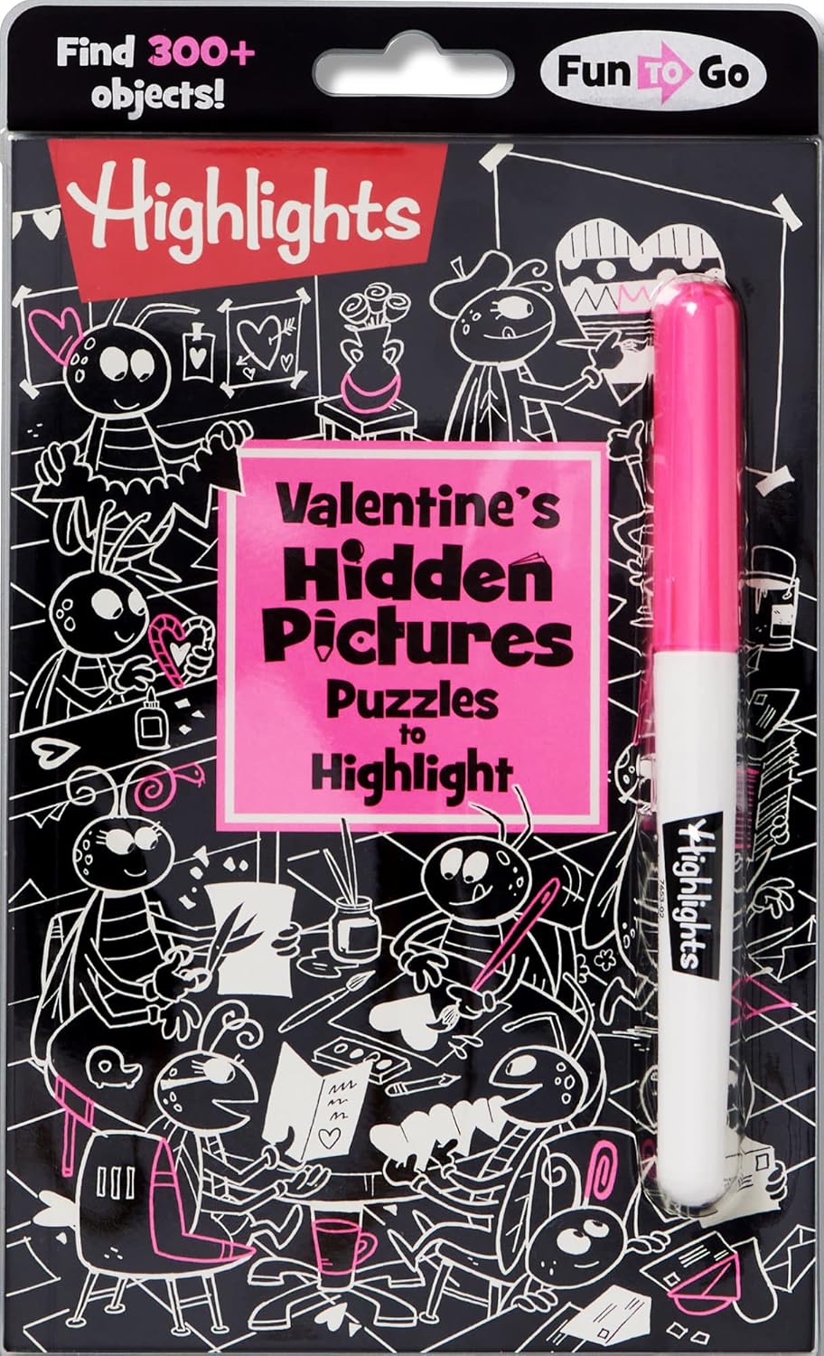Valentine's Hidden Pictures Puzzles to Highlight: Valentines Book for Kids 6 and Up