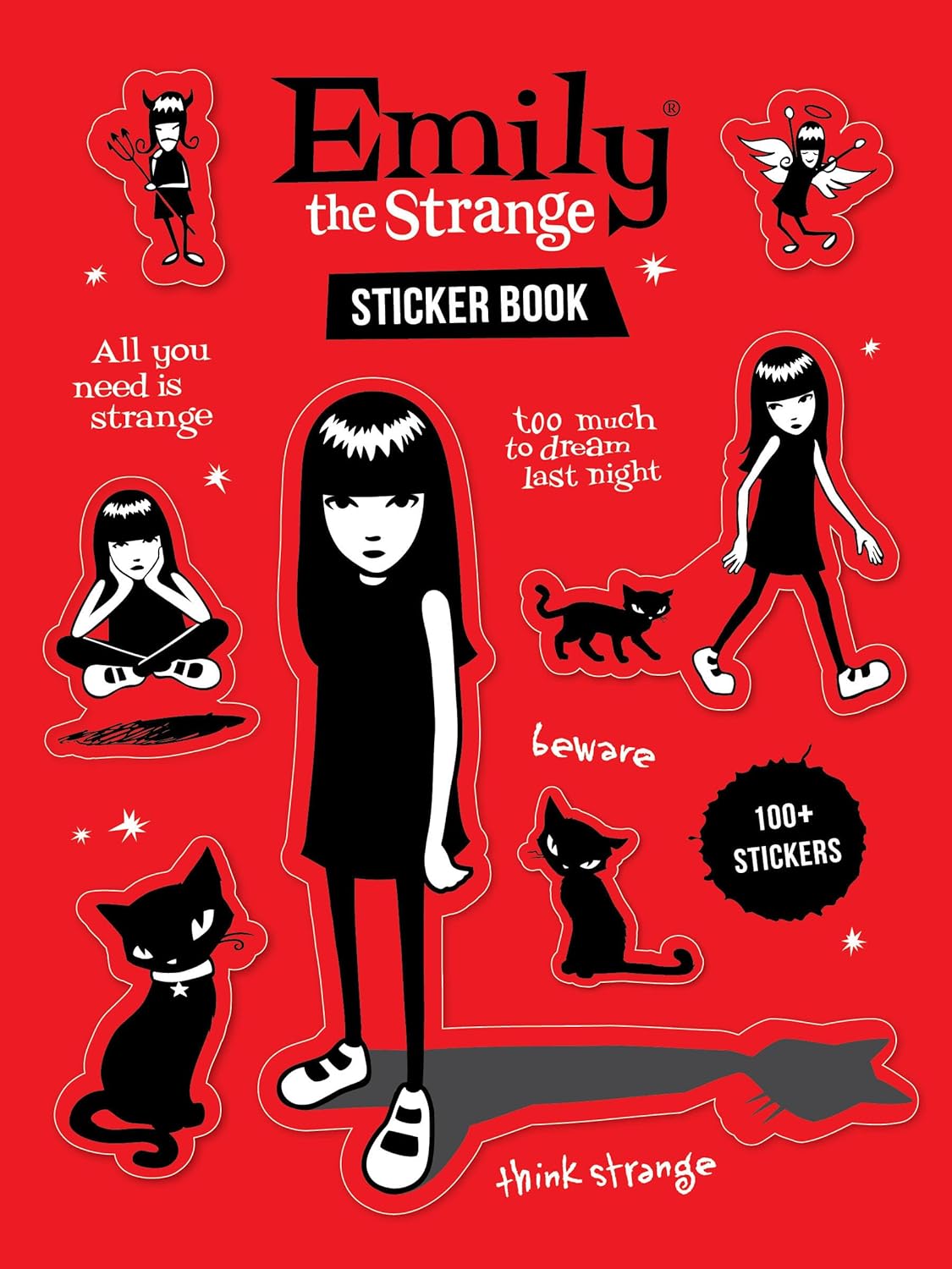 Emily the Strange Sticker Book: 100+ Stickers