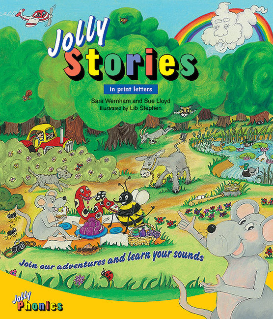 Jolly Stories: In Print Letters (American English Edition)