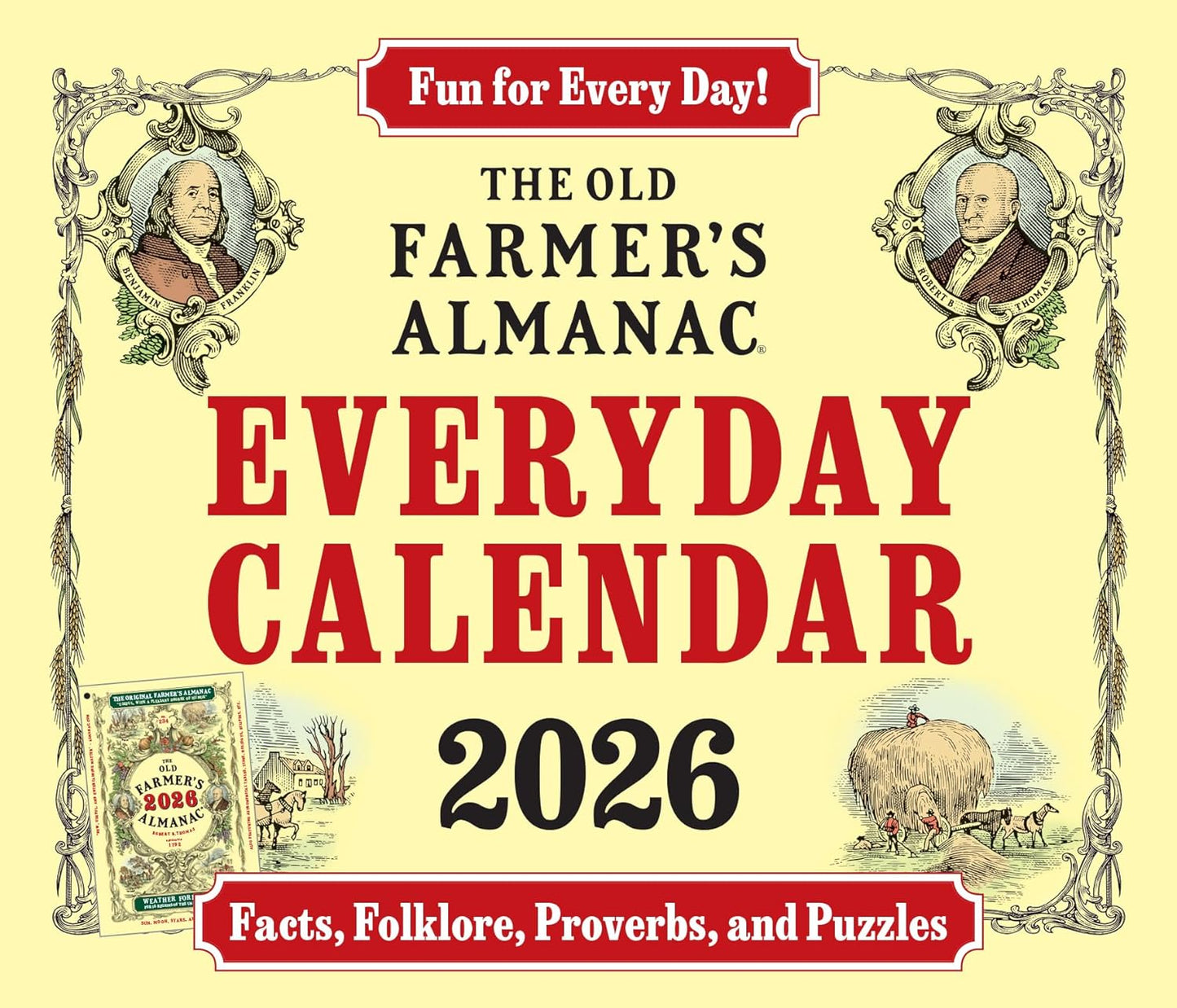 The 2026 Old Farmer's Almanac Everyday Box Calendar