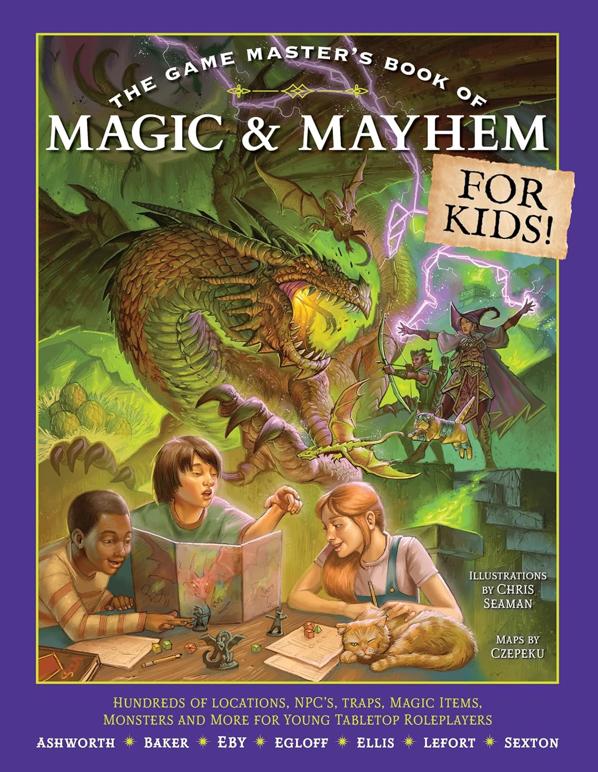 The Game Master's Book of Magic & Mayhem for Kids: Locations, Npcs, Traps, Dungeons, Magic Items, Monsters and More for Young Tabletop Players