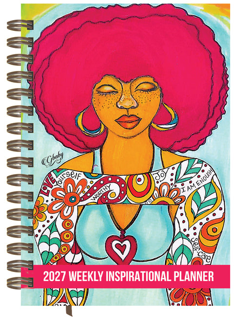 Shades of Color Love Yourself 2027 Weekly Inspirational Planner
