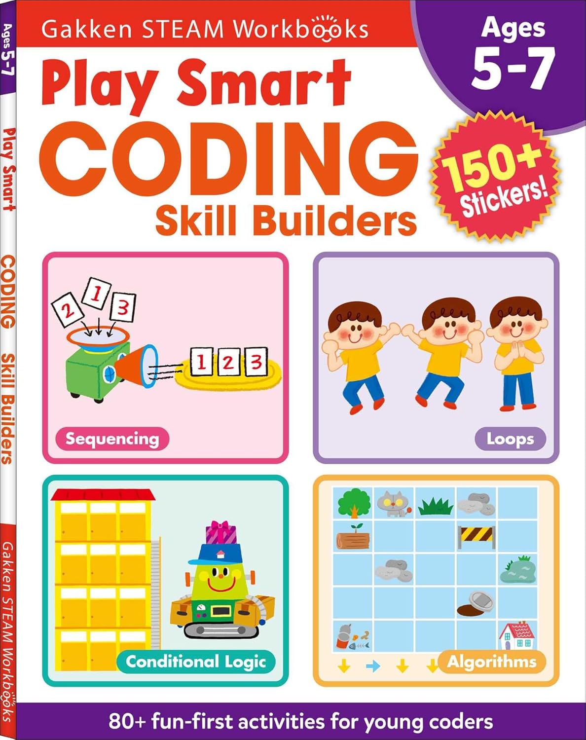 Play Smart Coding Skill Builders: For Ages 5-7 (Gakken Steam Workbooks)