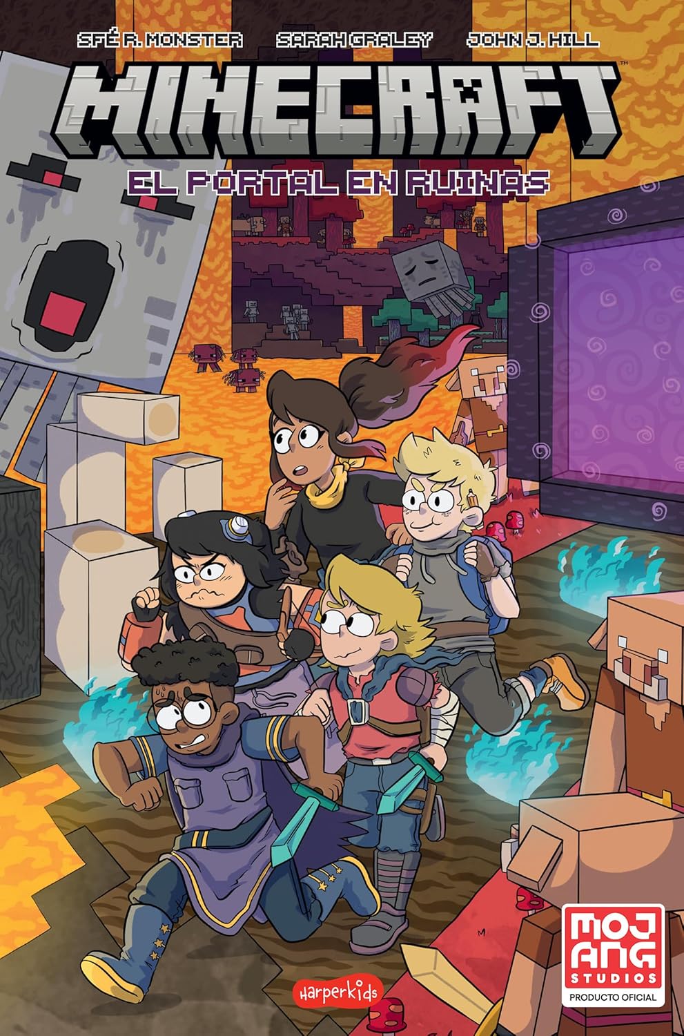 Minecraft Oficial: El Portal En Ruinas (Comic) (Official Minecraft: The Ruined P: (Official Minecraft: The Ruined Portal (Comic Book) - Spanish Editio