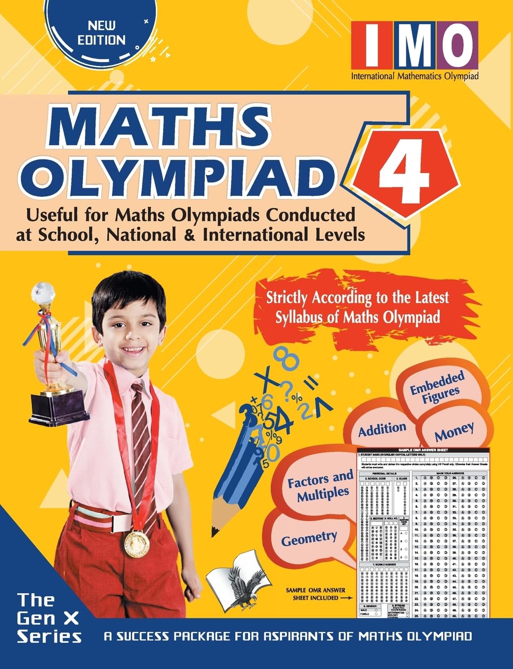 International Maths Olympiad - Class 4 (With OMR Sheets)