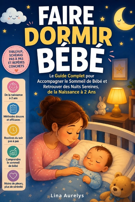 Faire Dormir Bebe: Le Guide Complet pour Accompagner le Sommeil de Bebe et Retrouver des Nuits Sereines, de la Naissance a 2 Ans