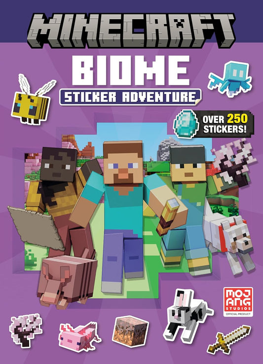 Biome Adventures Sticker Book (Minecraft)