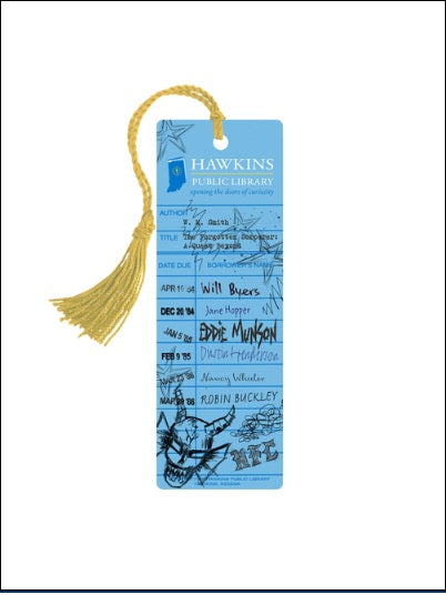 Stranger Things: Hawkins Public Library Bookmark