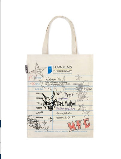 Stranger Things: Hawkins Public Library Tote Bag