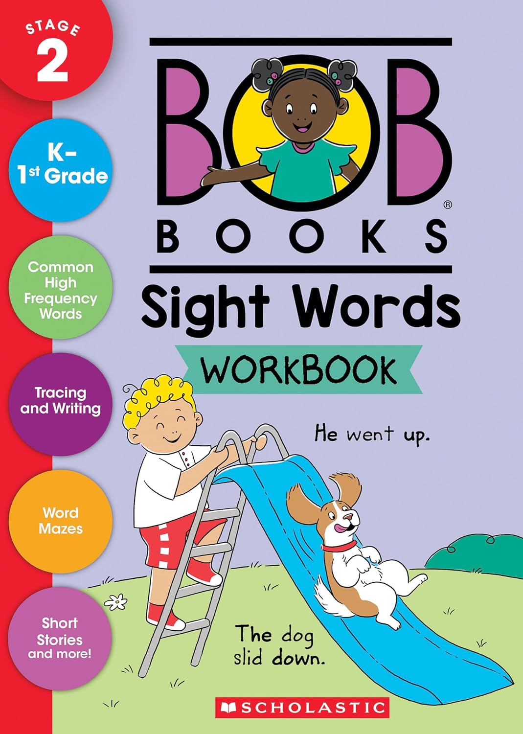 Bob Books - Sight Words Workbook Phonics, Writing Practice, Ages 4 and Up, Kindergarten, First Grade (Stage 2: Emerging Reader)